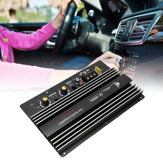 Automotive Amplifier Car Audio Amplifier Automotive Amplifier 12V 1800W Car Stereo Audio High Power Amplifier Sub Woofer for Car