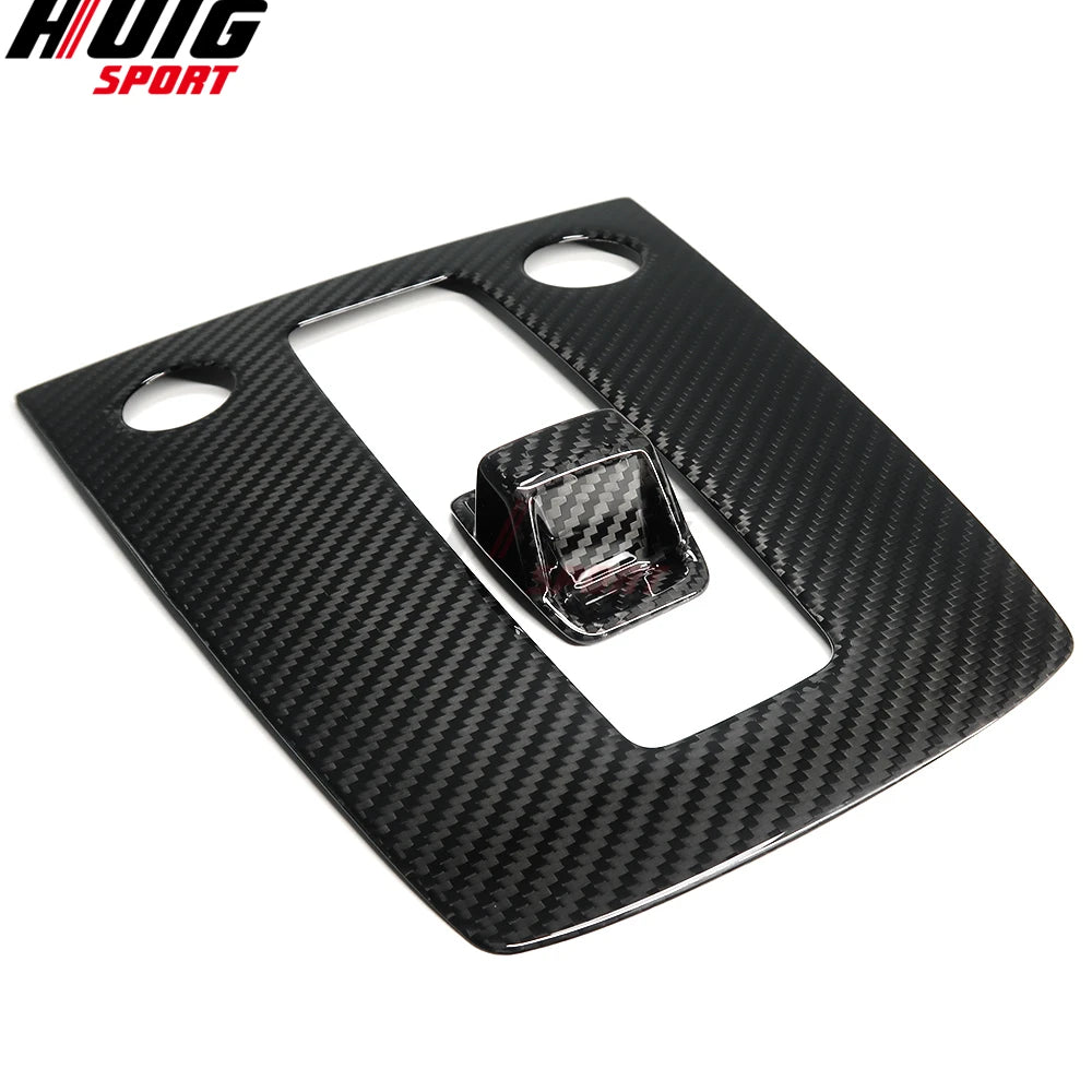Car Inner Accessories For Audi RS3 S3 A3 8Y 2020 2021 2022 Carbon Fiber Center Console Gear Shift Head Knob Panel Cover Sticker