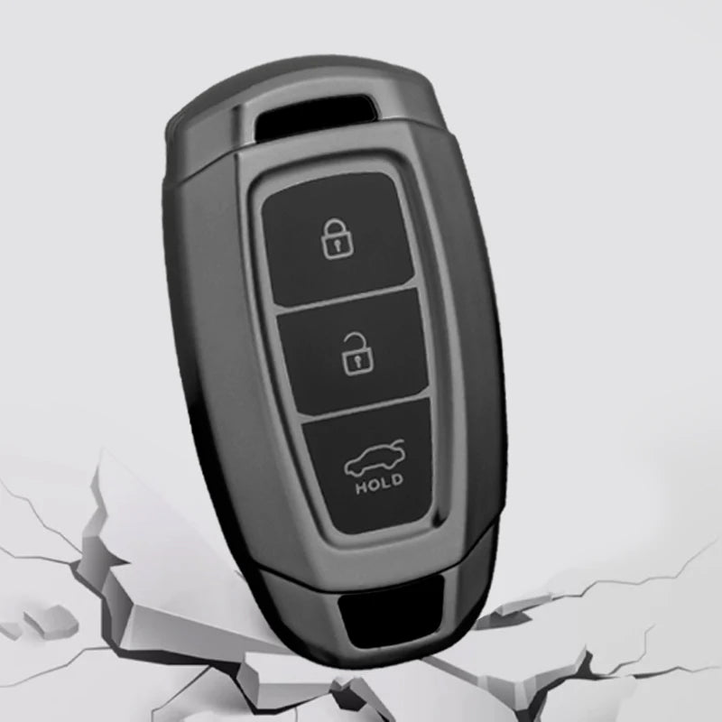 Car Key Case for Hyundai I30 Ix35 KONA Encino Solaris Azera Grandeur Ig Accent Santa Fe Palisade Holder Fob Interior Accessories