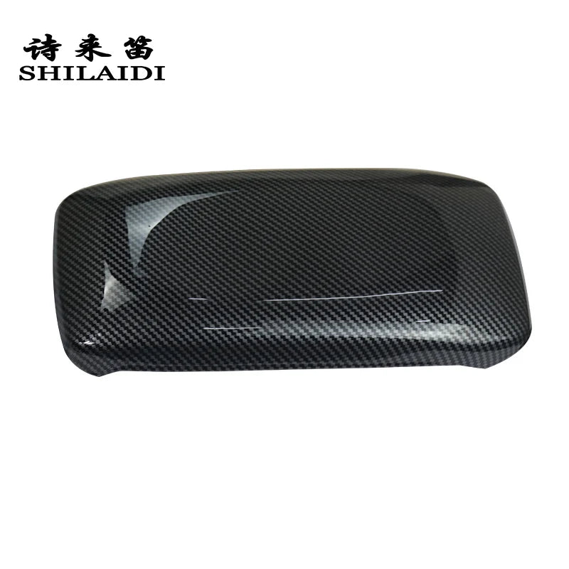 Car Center Console Armrest Storage Box Decoration Cover Stickers Trim For Audi A3 8P 2003-2012 Interior Carbon Fiber Accessories