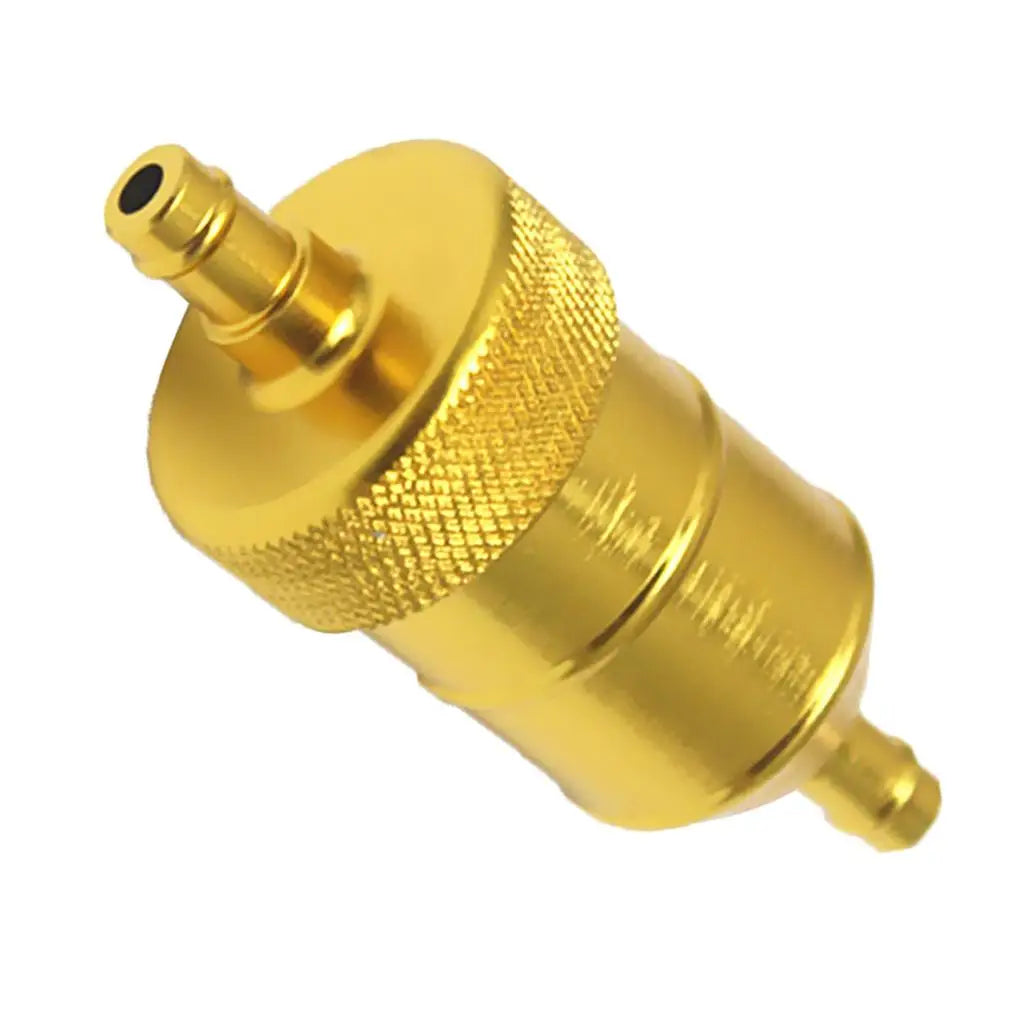 8mm 5/16'' Universal Chrome Aluminum Fuel Filter Car Petrol Inline Filtro de combustible le filtre a carburant