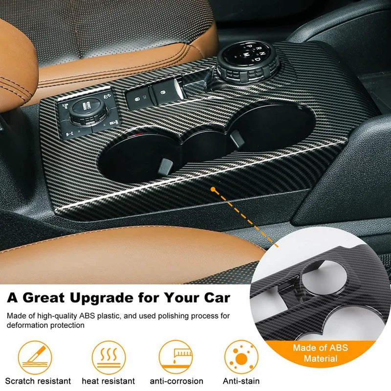 Center Console Gear Shift Panel Cover Trim For Ford Bronco Sport 2023 2024 Interior Accessories