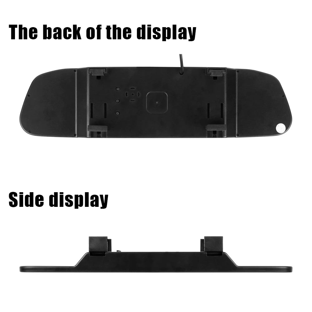 Universal TFT LCD Color Monitor Car Rearview Mirror Display HD Video Auto Parking Monitor 4.3 Inch Rearview