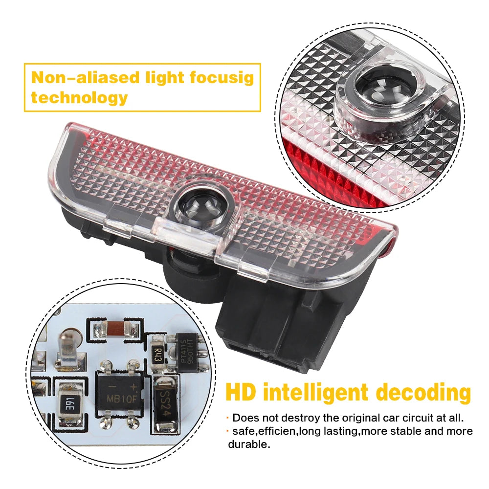 LED Car Door Interior Light Decoration Accessories For VW GOLF 5 6 7 Jetta MK5 MK6 MK7 Passat B6 B7 B8 B9 CC Scirocco Tiguan MK1