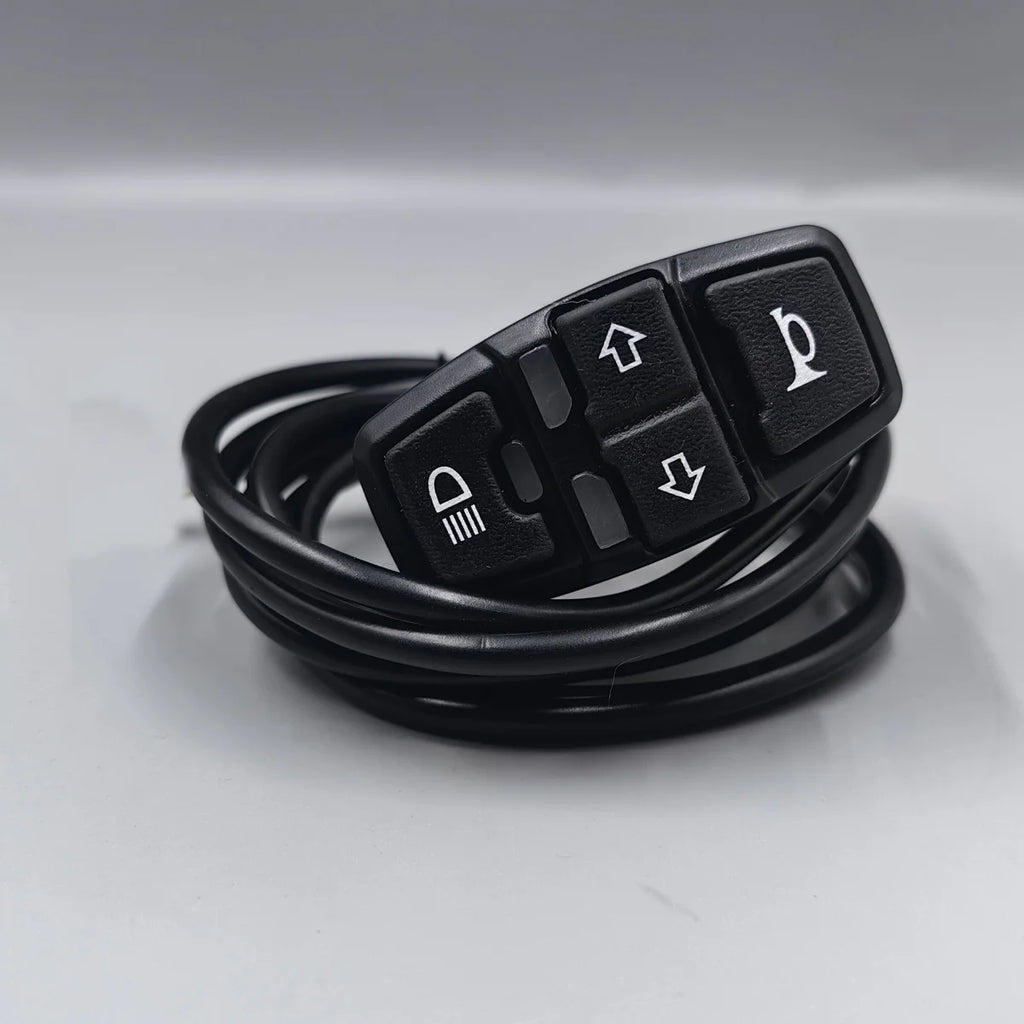Electric Bike Scooter Switch Headlight Turn Signal Horn Switch 36V/48V ON/OFF Control Switch Waterproof for E-Bike motorcycle