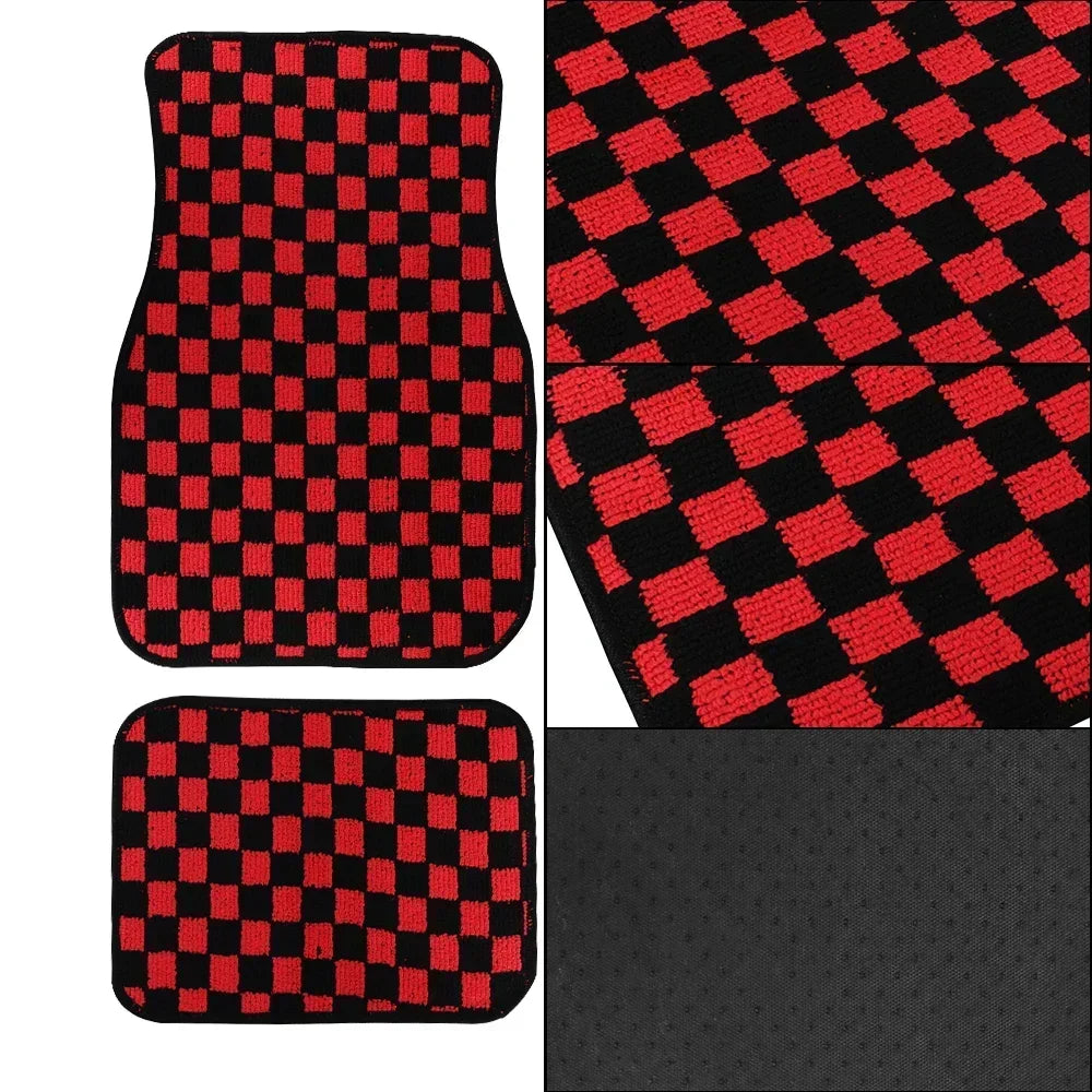 Automobile universal floor mat checkerboard floor mat mosaic grid car floor mat wear-resistant and anti slip floor mat parts