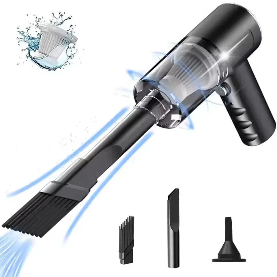 3 In 1 Integrated Suction And Blowing Vacuum Combination Vacuum Cleaner USB Charging Small Car Household Vacuum Cleaner