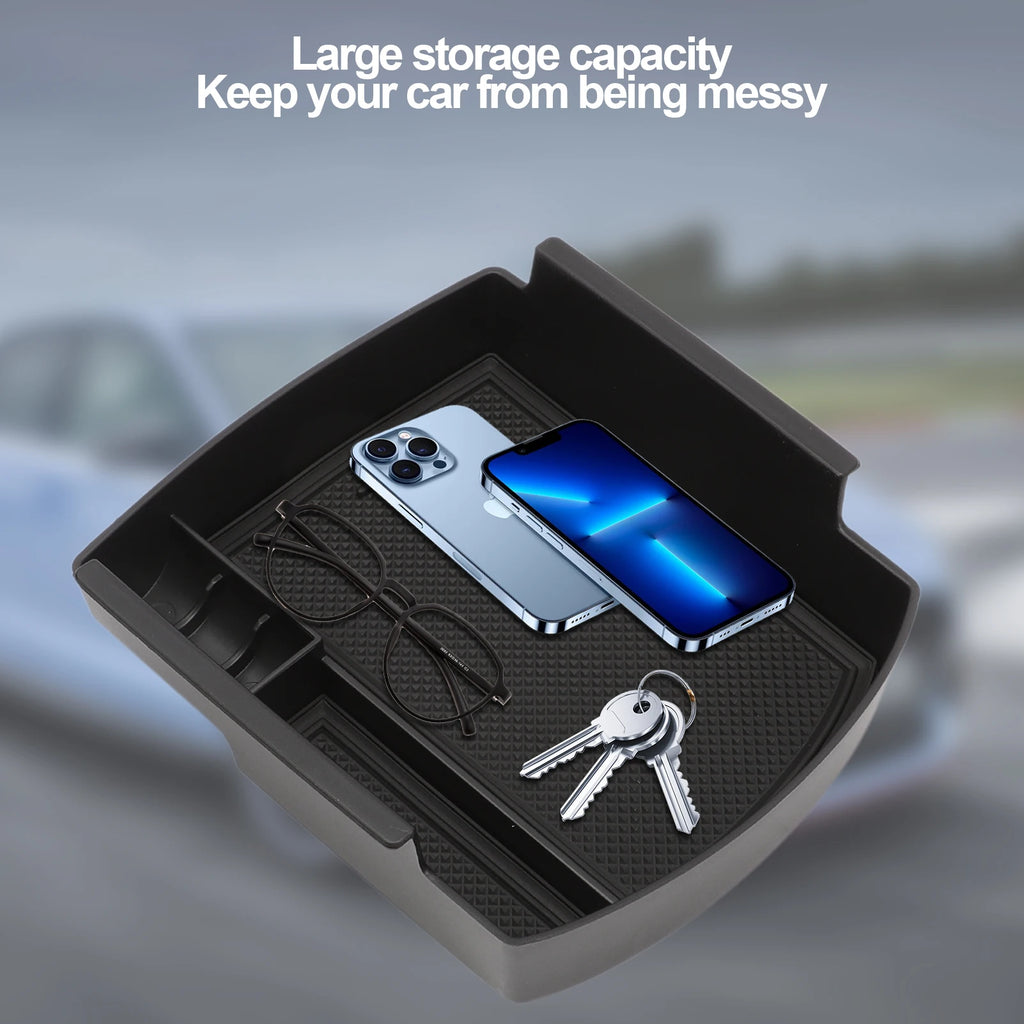Car Armrest Box Storage Central Control Container Auto Interior for Hyundai i30 2017-2023 Car Accessories