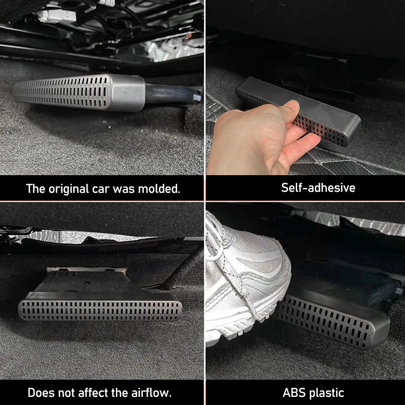 For Haval Jolion 2020 2021 2022 2023 Car Rear Seat Air Outlet Cover Trim Exhaust Conditioner Anti-Clogging Stickers Accessories