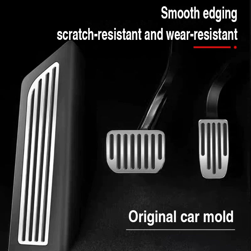 For Porsche Cayenne 3rd E3 9YA 9YB 2019~2024 Car Accessories Car Foot Fuel Accelerator Brake Pedals Cover Car Rest Pedal Cover