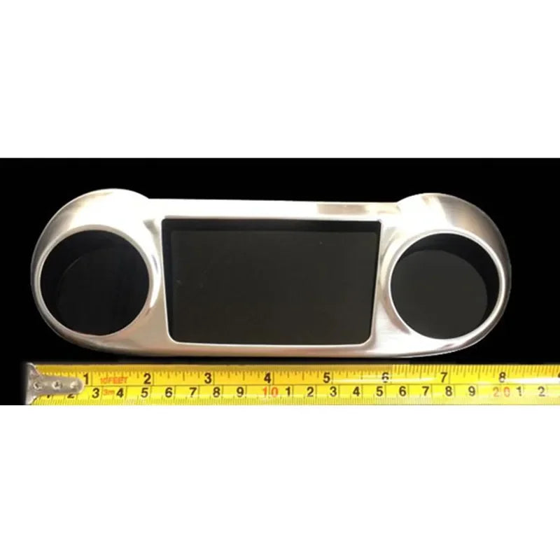 Car Accessories For Hyundai ix35 2010 2011 2012 2013 2014 2015 2016 Chrome Center Console Control Panel Cover Sticker Interior