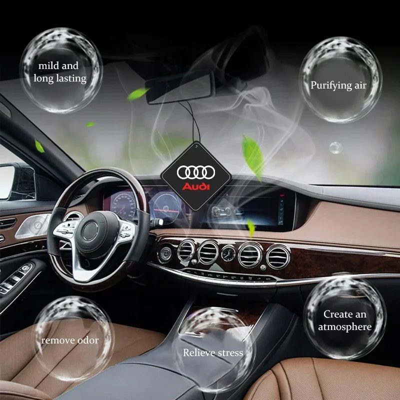 Car Interior Perfume Pendant Air Freshener Scent For Audi A1 A2 A3 A4 A5 A6 A7 A8 Q2 Q3 Q4 Q5 Q6 Q7 Q8 TT SQ2 S6 Car accessories