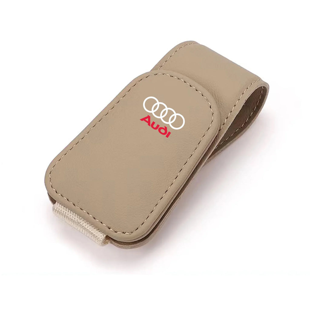 Car Interior Sun Visor Eyeglasses Holder Sunglasses Clip For AUDI A1 A3 A4 A5 A7 A8 Q3 Q5 Q7 S3 S4 S5 S6 S7 Sline Accessories