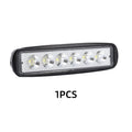 6 LED Car Work Light High Bright Spotlight Offroad Automobile Truck Driving Fog Headlights DRL Driving Lamp 12V Universal