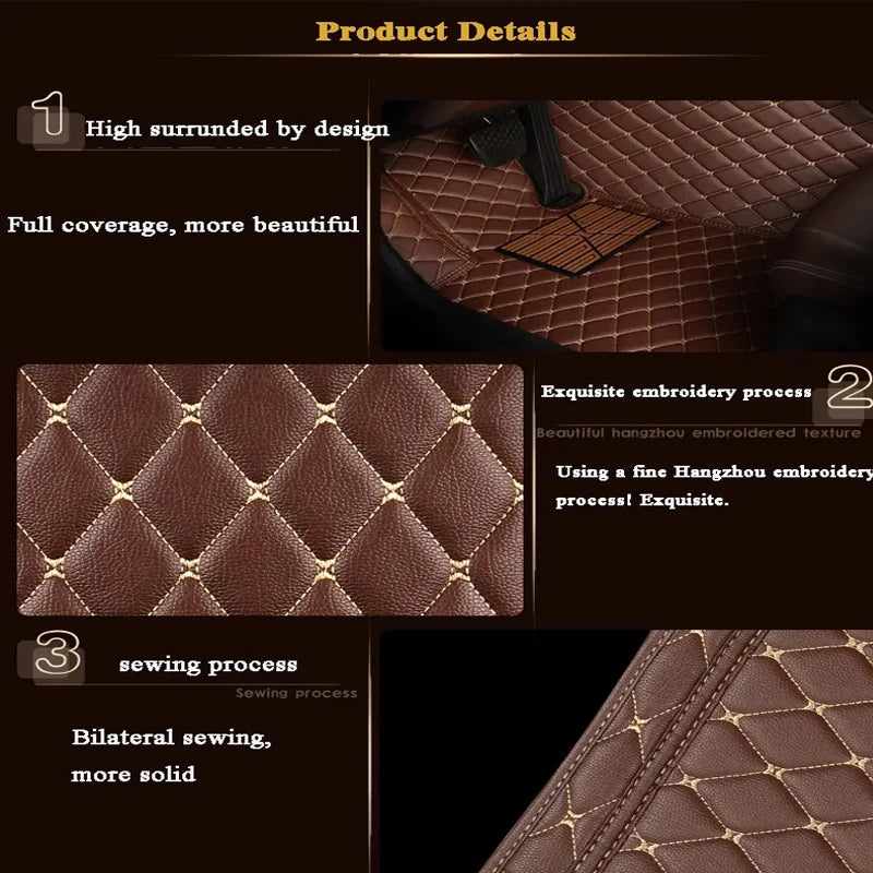 Car floor mats for Ford Mustang 2011 2012 2013 2014 Custom auto foot Pads automobile carpet cover