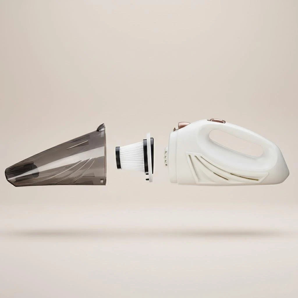 Portable 12V Car Vacuum Cleaner Handheld Wet Dry Suction Duster Auto Accessories Powerful Cleaning Tool