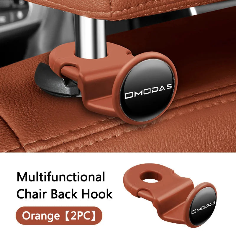Car Interior Hanging Storage Hook Clips Organizer For Chery Omoda 5 C5 S5 S5GT O5 E5 2022 2023 2024+ Auto Interior Accessories