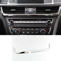Stainless Steel Auto Accessory For KIA K5 2016 2017 Car Central Console Air Vent Decoration Strip Trim Car Styling