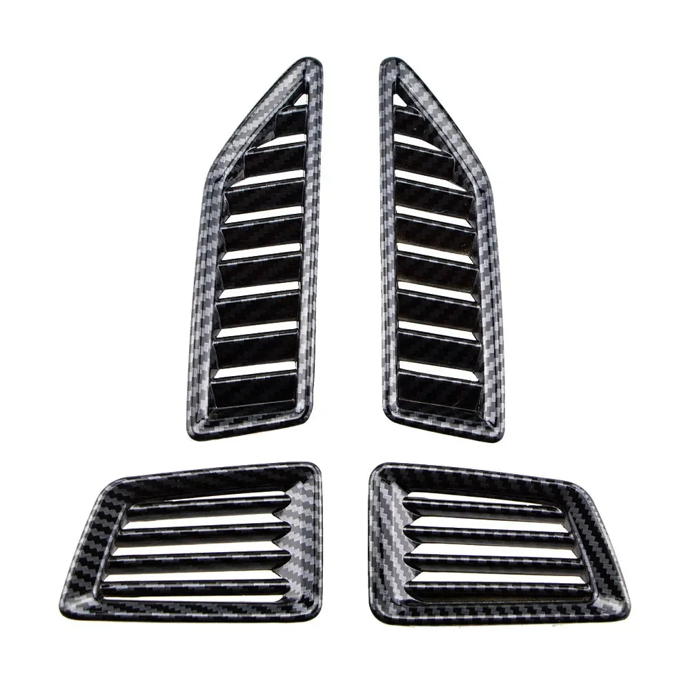 ABS Interior Accessories for Ford Everest Ranger 2016 2017 2018 2019 2020 2021 LHD Carbon Fiber Car Decoration Stickers Cover