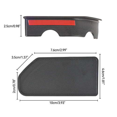 1 Pair Car Pocket Covers Truck Bed Rail Stake Holes Caps For Chevy Silverado GMC Sierra 1500 2500HD 3500HD 2019-2023 Accessories