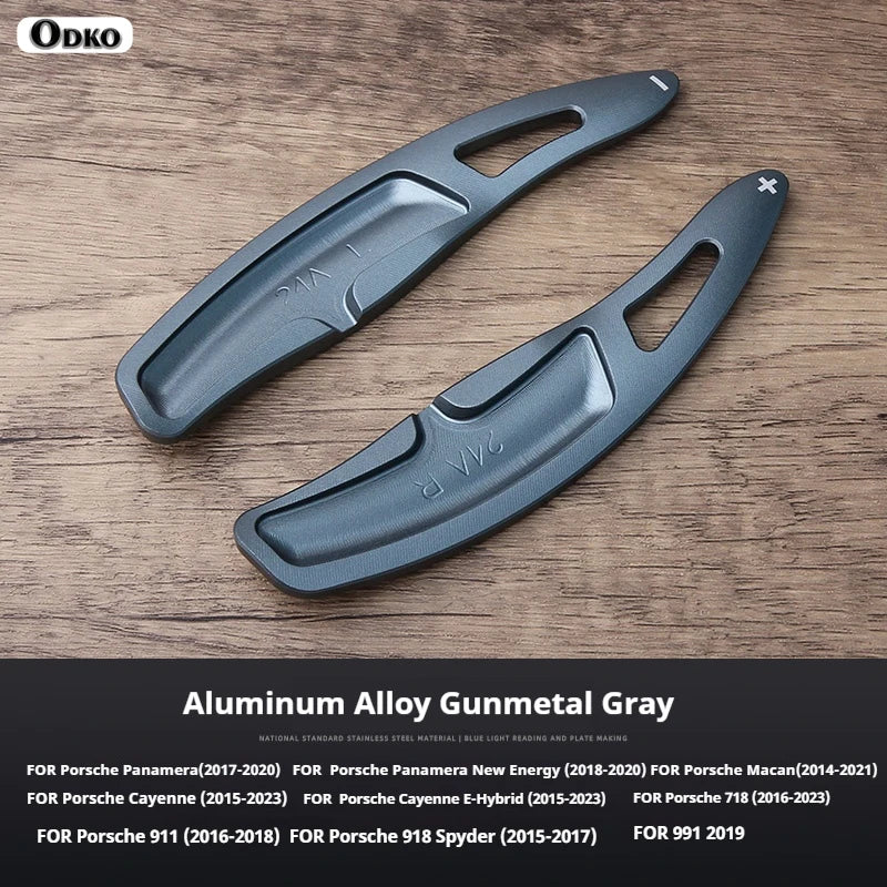 For Porsche 991 2019 model Car Interior Accessories Aluminum Alloy Car Steering Wheel Gear Shifters Paddle Shift Extension