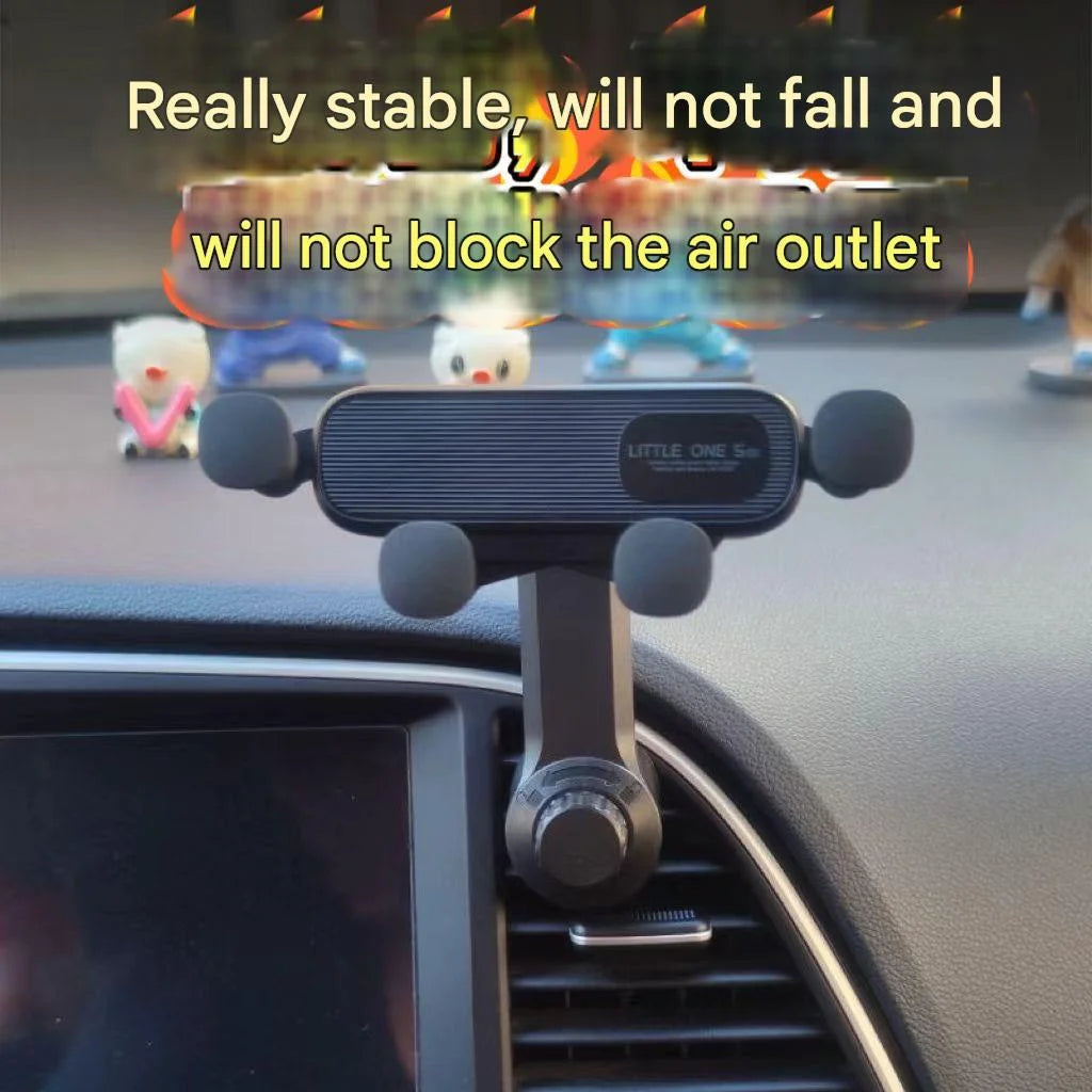 Car phone holder instrument panel air outlet base universal center console air conditioning outlet hook accessories car rack