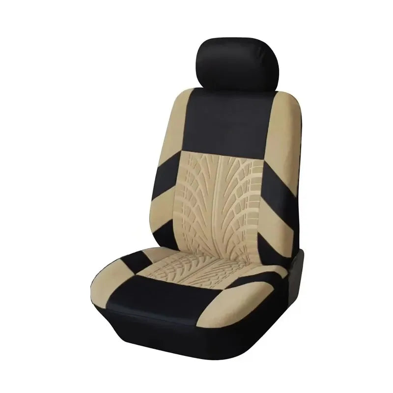 Car Seat Covers Full Set Front Split Rear Bench For Car Universal Cloth SUV Sedan Van Automotive Interior Covers Car Seat Cover