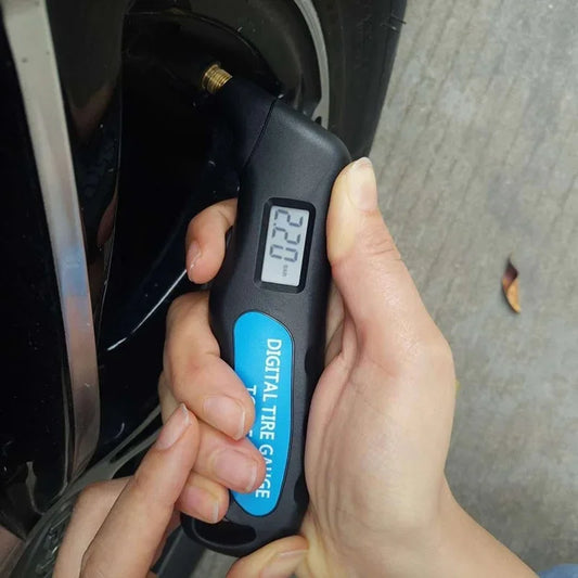 Digital Car Tire Tyre Air Pressure Gauge Meter LCD Display Manometer Barometers Tester for Truck Motorcycle Bike -styling