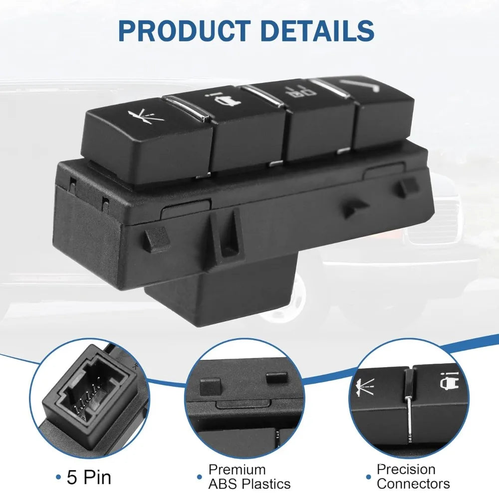 Car Accessories for Chevrolet Avalanche Express Silverado GMC Savana Yukon 2007-2013 Driver Information Center Switch Button New