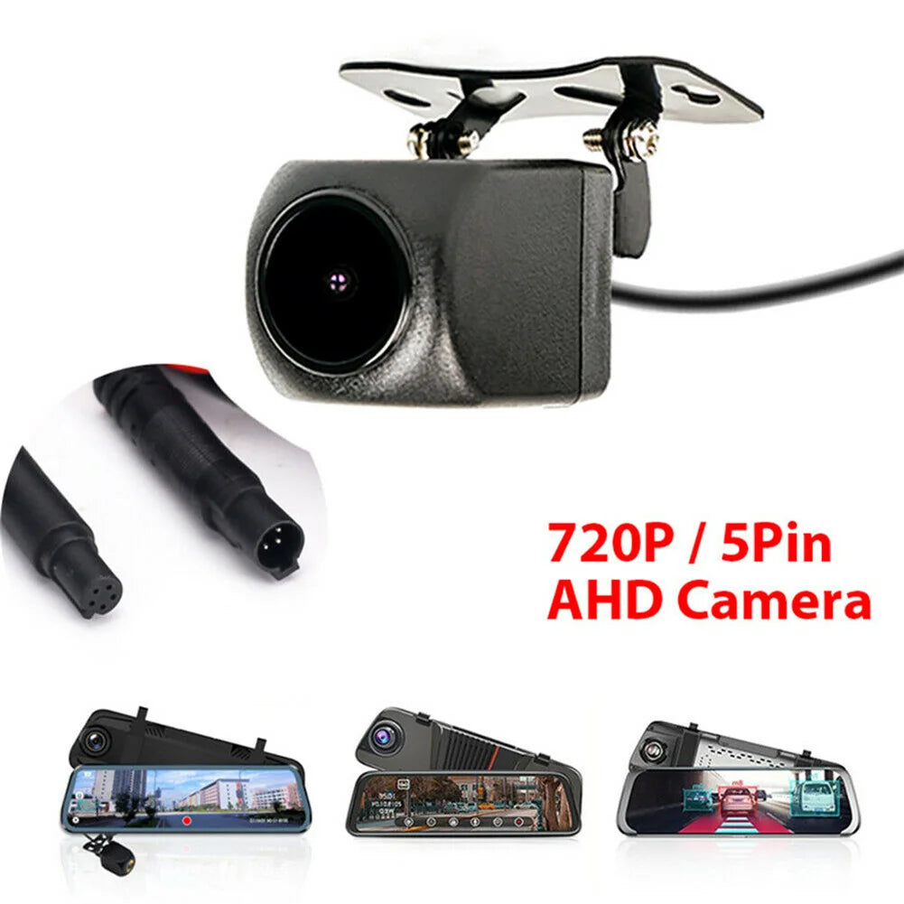 720P 5Pin AHD Car Mirror Dash Cam DVR Rear View Camera 2.5mm Waterproof For Driving Recorders With Streaming Media