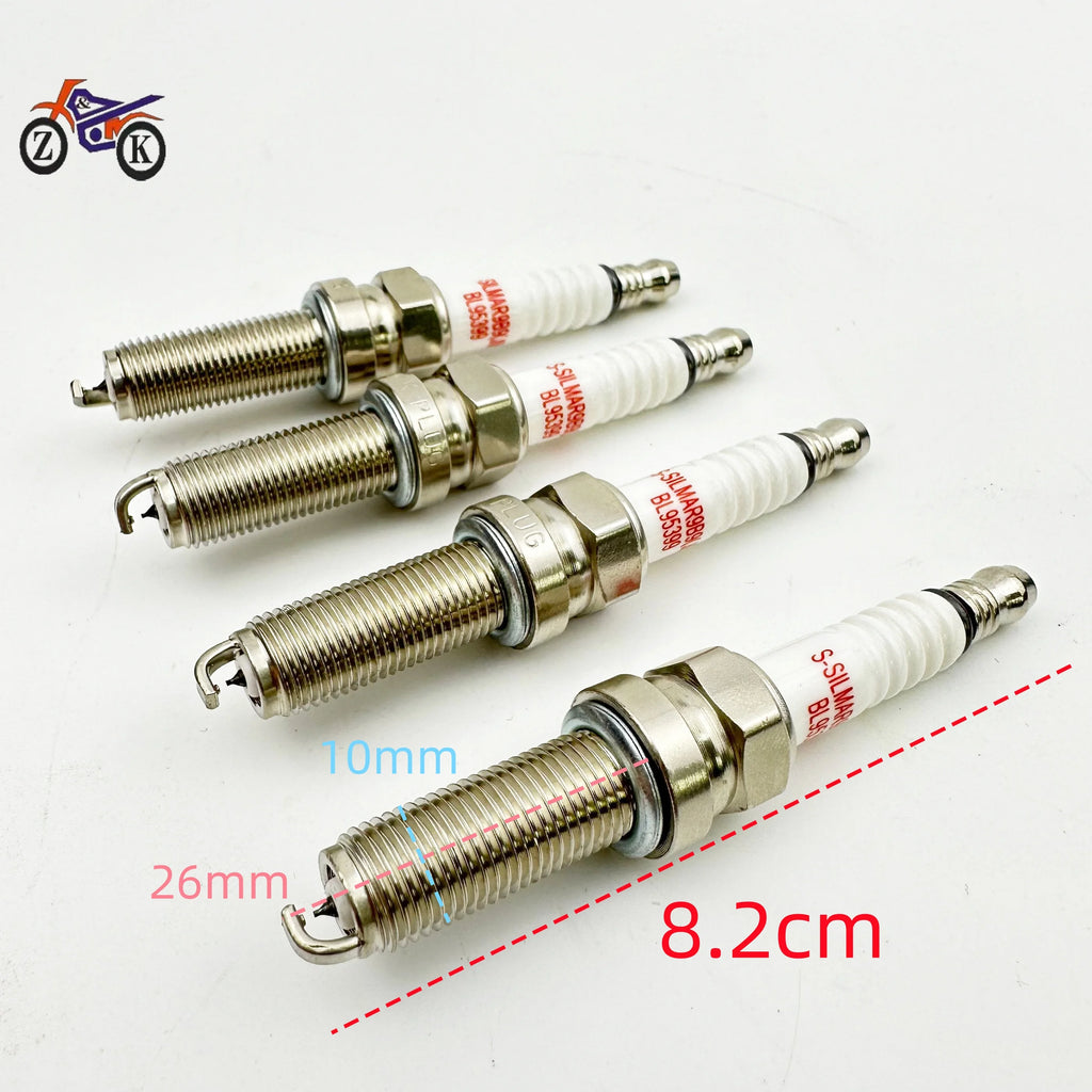 4 bujías de iridio doble con resistencia 95399 SILMAR9B9 para Springbok 650 400 SR450 CF450SR DY150 250 350 CB1100 DL1000