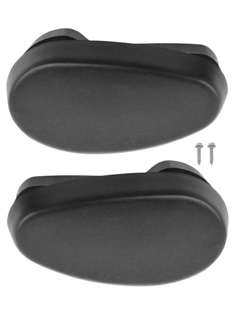 Tubular Side Step Bar End Cap Pair Set of 2 for Dodge Ram Pickup Truck New OEM 68044463AB