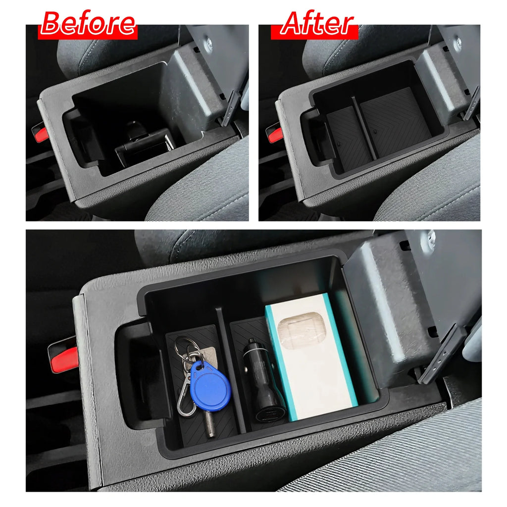 for Dacia Duster/for Renault Duster (2025-2026) Car Armrest Storage Box Interior Accessories Center Console Tray Tidying ABS