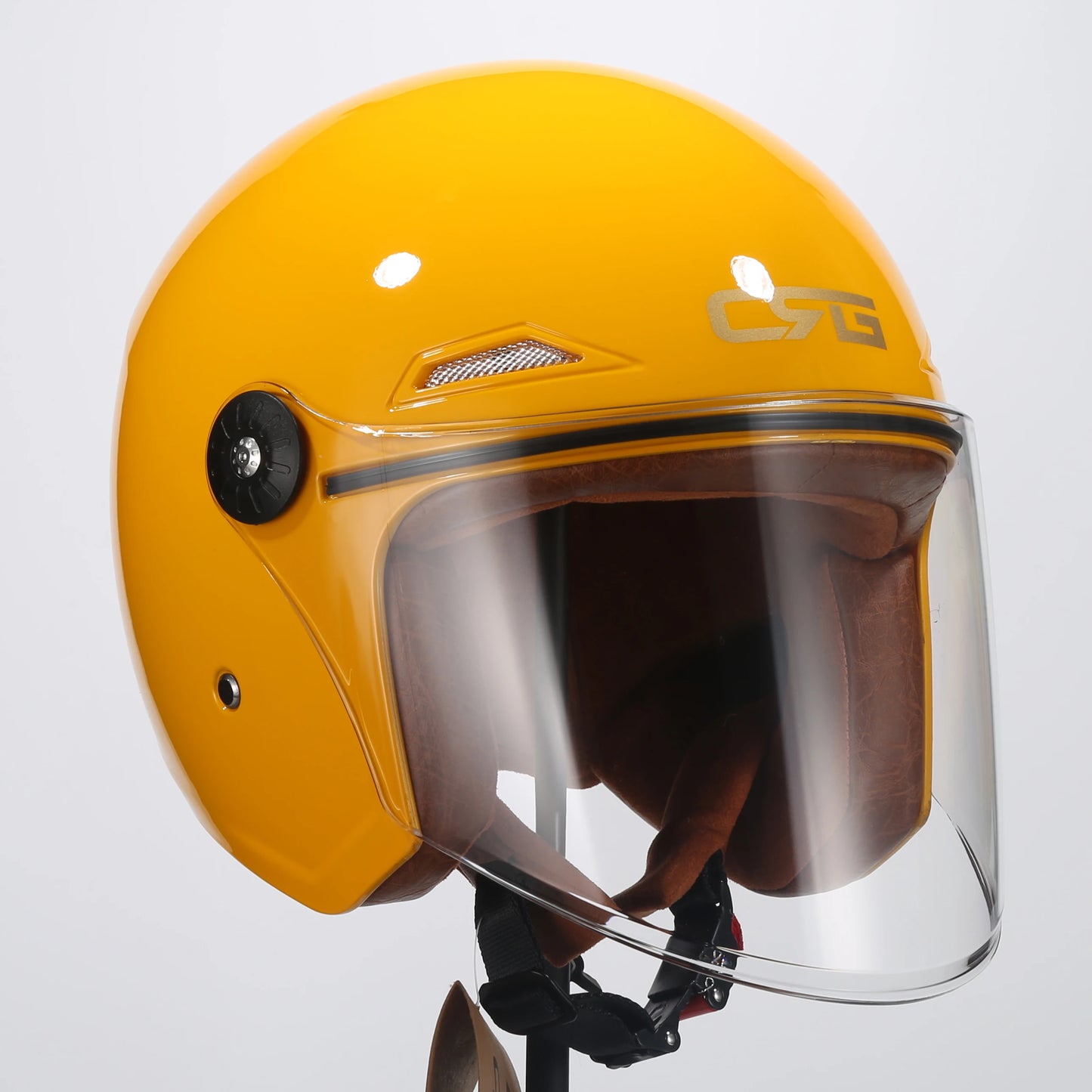 Motorcycle Half Helmet Scooter Vintage Fiberglass Casco Moto Open Face Retro Capacete Casque 3C DOT Certified