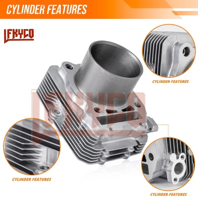Motorcycle Accessories 82mm Engine Parts Cylinder Kit 400CC Motor for Suzuki Eiger 400 King Quad 400 LTA400F 4x4 ATV Motoblock