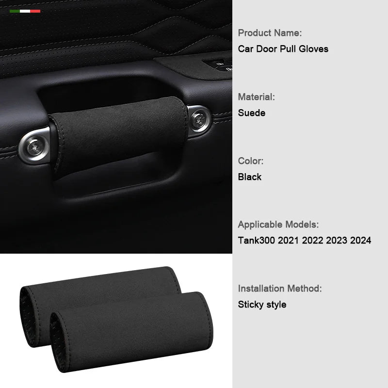 For Great Wall TANK 300 2021-2024 Interior Suede Accessories, Car Center Console AC Gear Shift Panel Air Outlet Trim Frame Cover