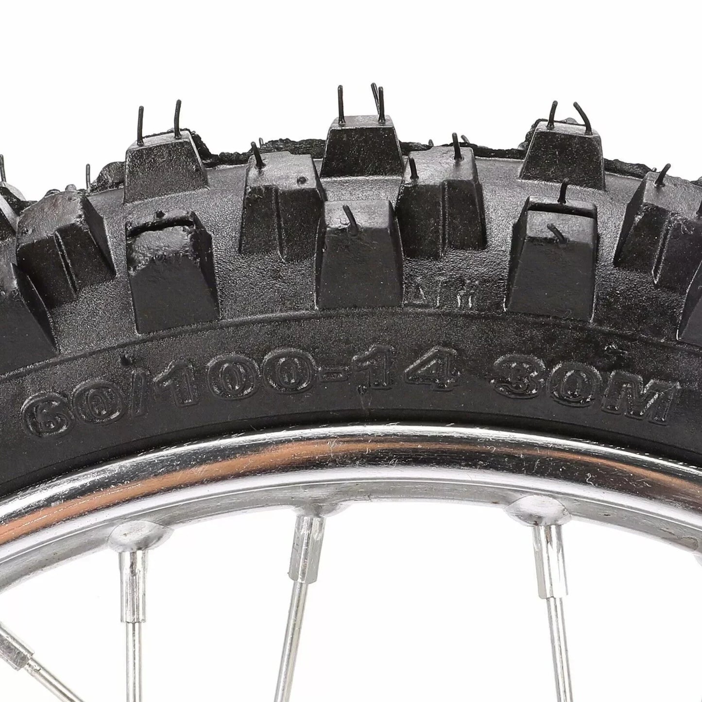 14" Front Wheel 60/100-14 Tire 1.4x14 Rim & 80/100-12 3.0-12 Rear