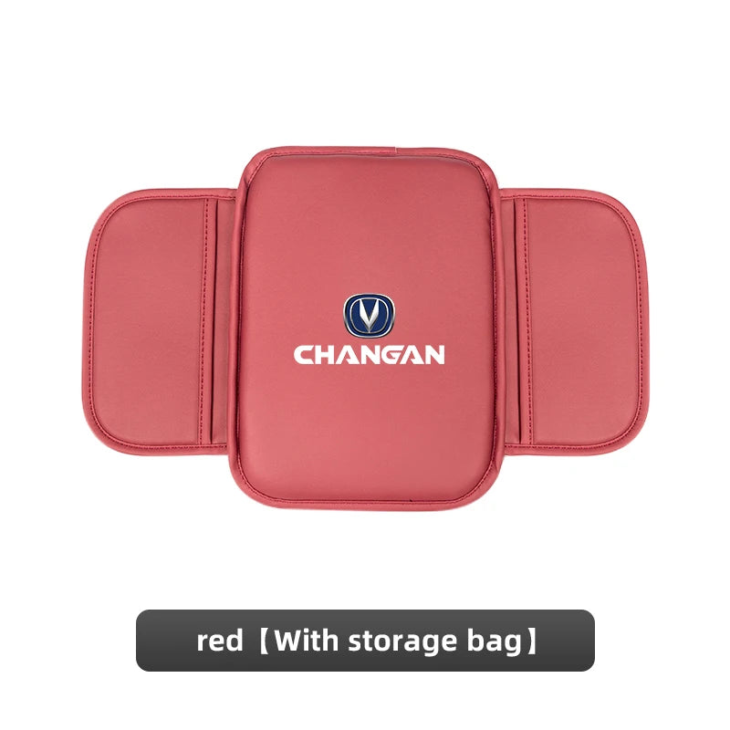 Leather Car Interior Armrest Box Cover Center Console Accessories For Changan CS95 CS85 CS75 CS55 CX20 CS35 CS15 CX70 EADO 2017