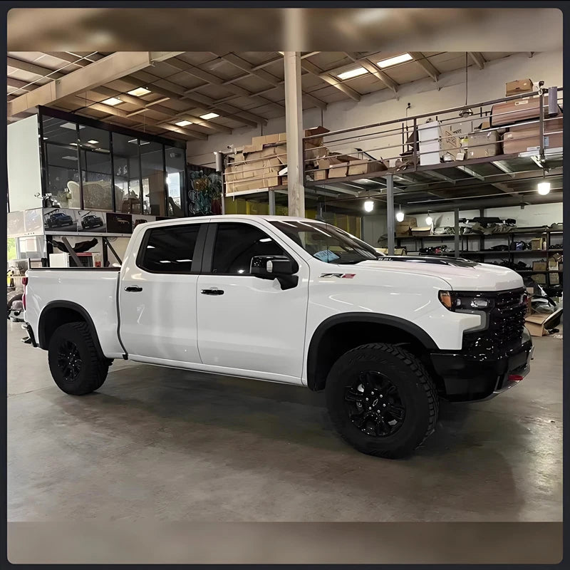 Electric Roller Lid Aluminium Alloy Tonneau Bed Cover for Chevrolet Silverado 1500 2019+ PickUp Truck Car Parts ZR2 Crew Cab