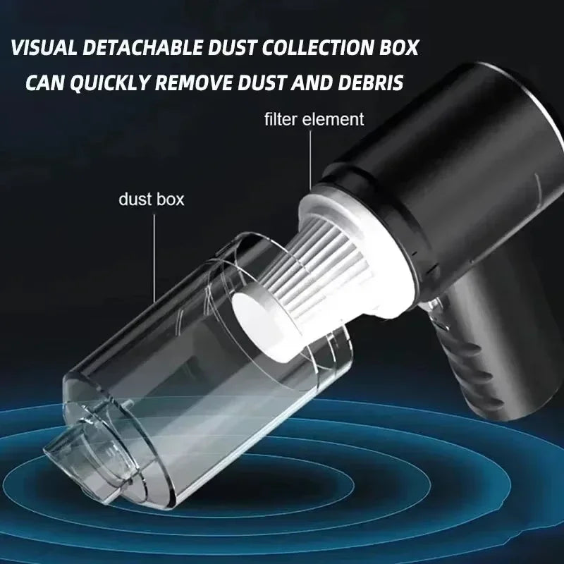 Car Home Vacuum Cleaner 2900000PA Powerful 4 in1 Clean Machine Wireless Blowing Suction Portable Vacuum Cleaner For Vehicle