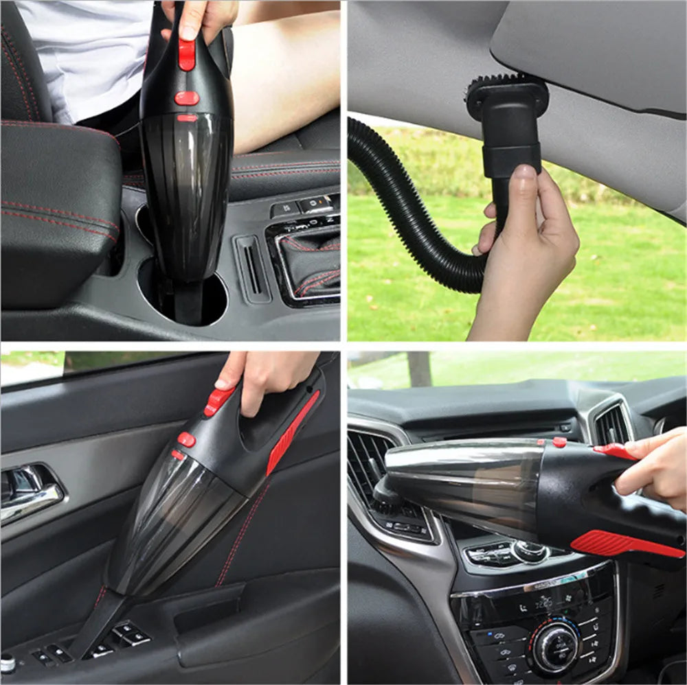 5000kpa Wireless Car Vacuum Cleaner High Suction for Car Wet and Dry USB Charge Vacuum Cleaner Handheld 12V Mini Vacuum Cleaner