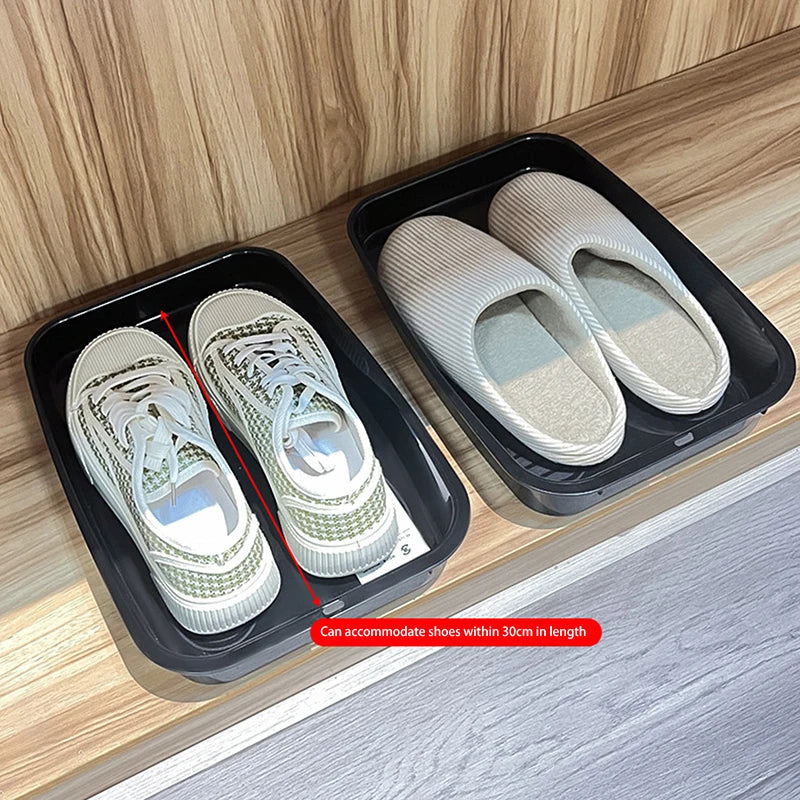 Auto Accessory Storage Tray, Shoe Organizer for Car, Tidying Under Seat Box