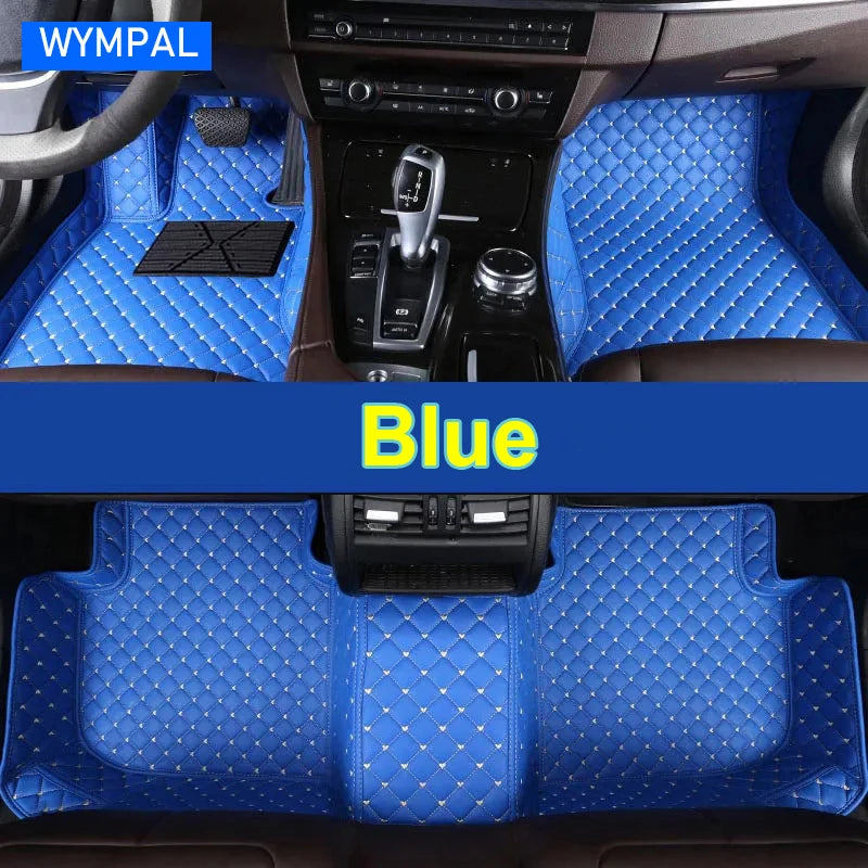 Car Floor Mats For Audi 80 Cabriolet B4 1992 1993 1994 1995 1996 Water Proof Pads Floor Carpet Car Mats Full Set Car Accessories