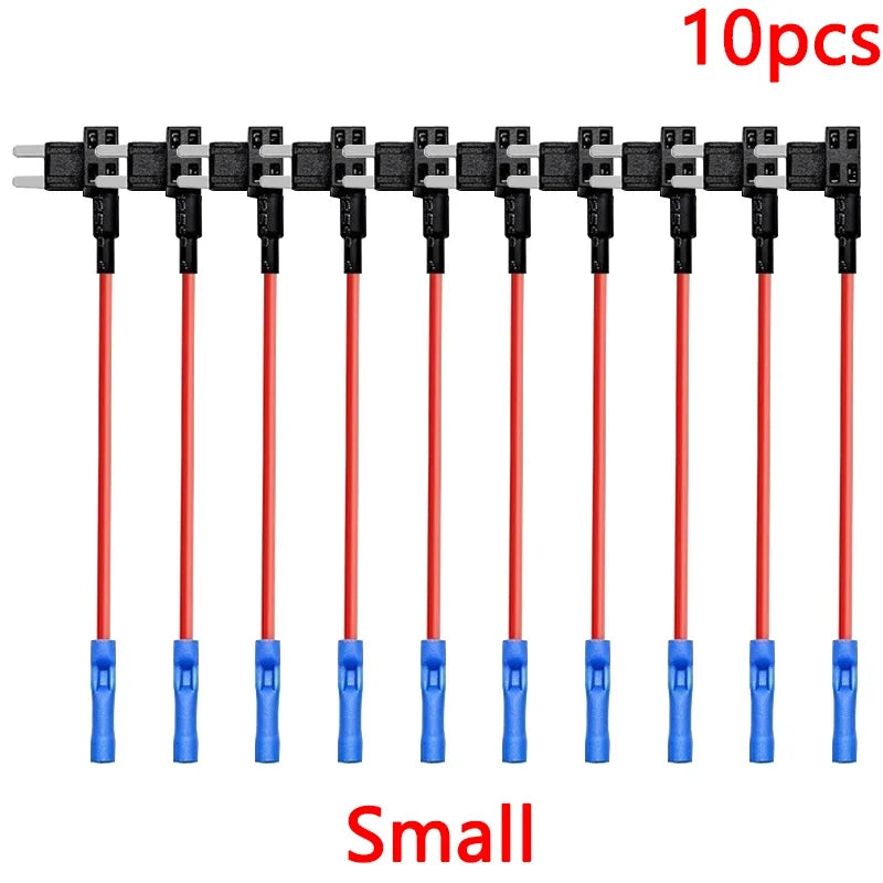 Accesorios para automóviles y camiones MINI PEQUEÑO MEDIANO Tamaño Micro Estándar Automóvil ATM Portafusibles Adaptador TAP de circuito adicional