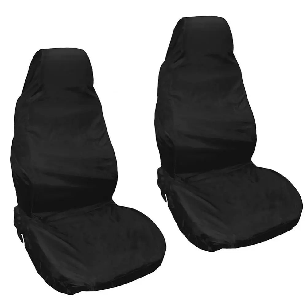 Seat Cover Waterproof 2Pcs Universal Car Auto Van Heavy Duty Protector Case