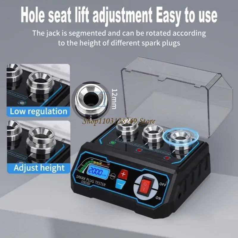 Adjustable Spark Plugs Tester with Clear LCD Display Suitable for Accurate Diagnosis&Easy Operation in Automotive Repair