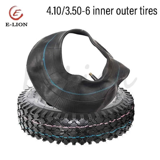 New rubber 4.10/3.50-6 inflatable inner and outer tires suitable for 12 inch inflatable inner and outer tires