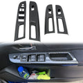 for Subaru WRX STI 2015-2020 RHD! Car Interior Accessories Door Armrest Window Switch Lift Cover Trim ABS Cabon Fiber Black 4pcs