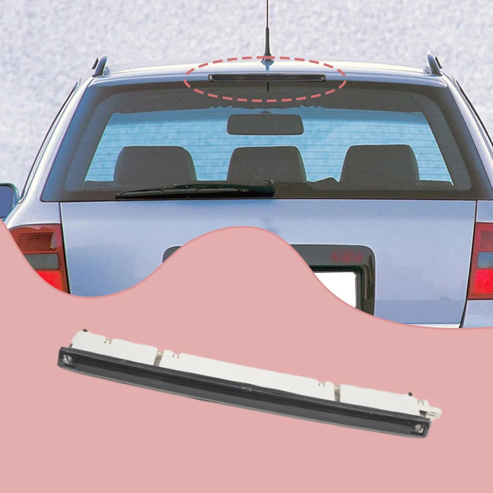 Tercera luz de freno de coche 4B9945097A para Audi A6 C5 S6 AVANT 1998 1999 2000 2001 2002 2003 2004 2005 Luz de freno de montaje alto