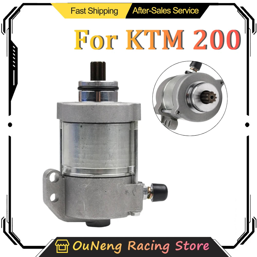 For KTM 200 250 300 200EXC 250XC 250XCW 300XC 300XCW 410W Electric Engine Parts Starter Motor 2008-2012 Starter Motorcycle 12V
